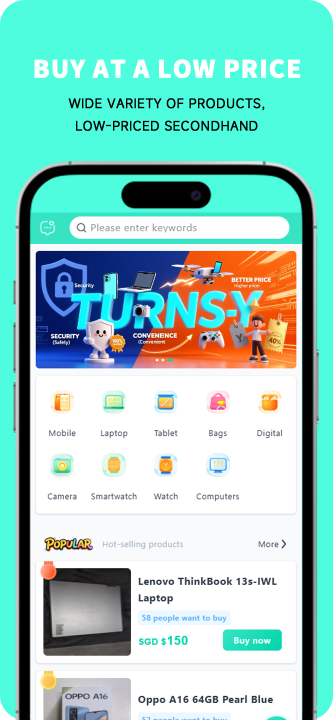 Turnsy APP Screenshot 2